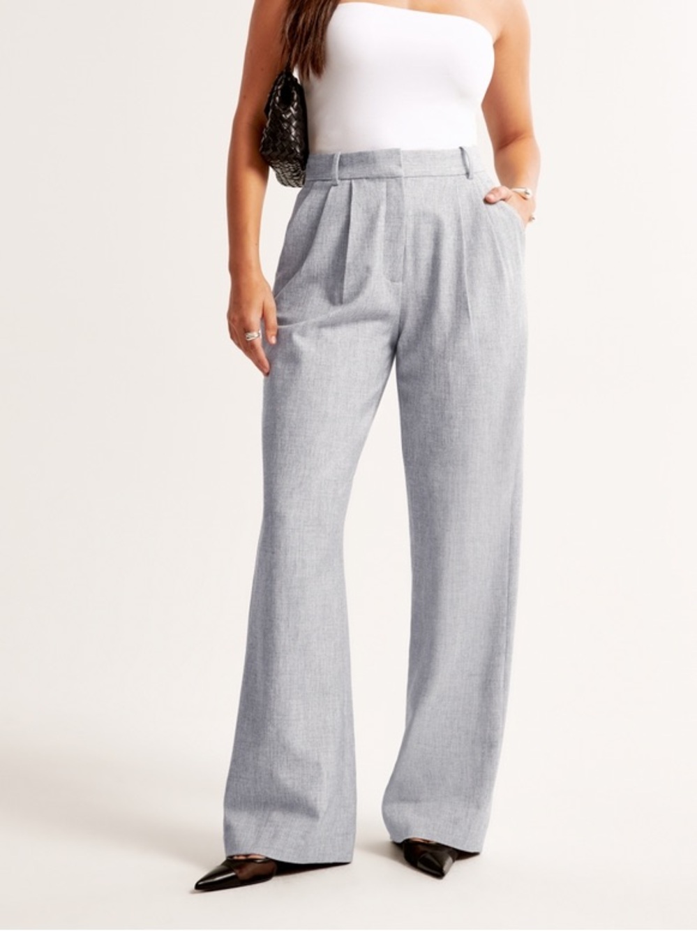 Abercrombie & Fitch | Sloane Tailored Wide Leg Pants NWT